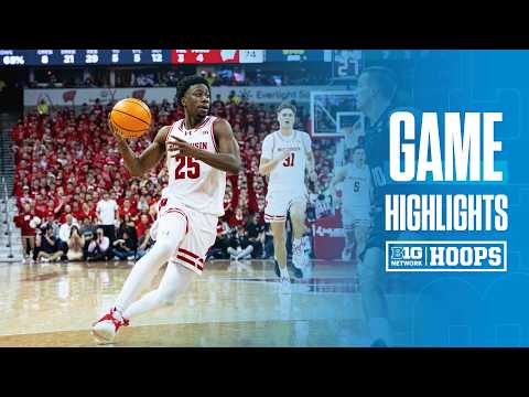 Michigan State vs. Wisconsin | HIGHLIGHTS | Big Ten Men's Basketball | 02/13/26