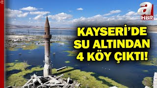 Baraj Suyu Çekildi, Eski Köyler Gün Yüzüne Çıktı... Kayseri'de Su Altından 4 Köy Çıktı! | A Haber