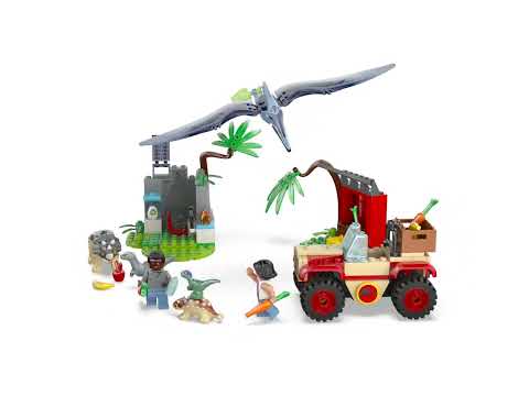 Vidéo LEGO Jurassic World 76963 : Le centre de sauvetage des bébés dinosaures