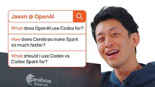 Jason Liu (OpenAI) answers your most asked questions about Codex Spark | Cerebras