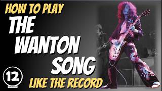 The Wanton Song - Led Zeppelin | Guitar Lesson