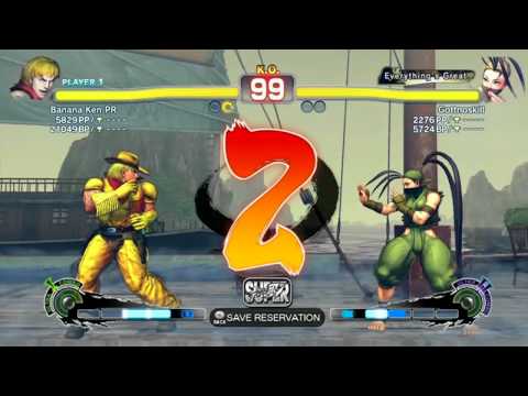 SSF4: Banana Ken PR (Ken) VS Gottnoskill (Ibuki)