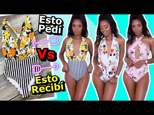 Vídeo relacionado con CUPSHE Conjunto de Bikini Estampado Floral Lazo Laderal Anudado Traje de Baño, S