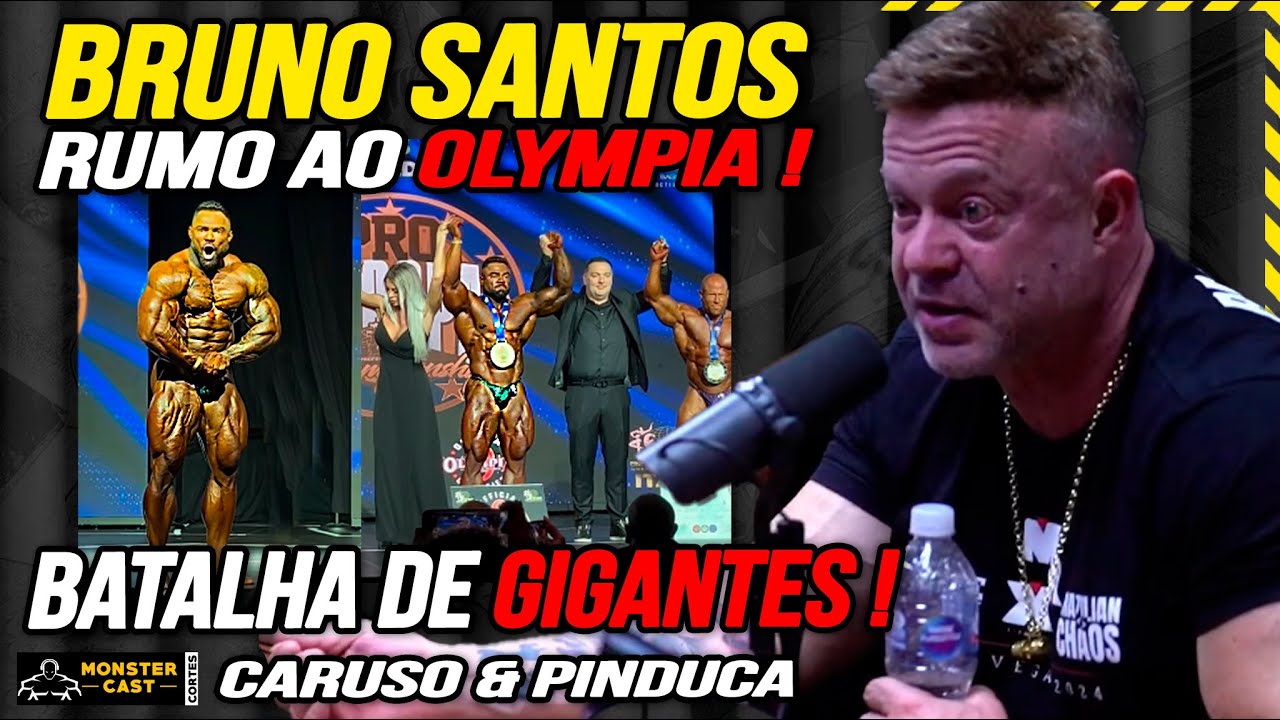 BRUNO SANTOS RUMO AO OLYMPIA ! PINDUCA DEU SUA OPINIÃO E ANALISOU O SHAPE ! | PINDUCA & CARUSO