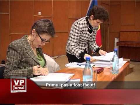 Primul pas a fost făcut!