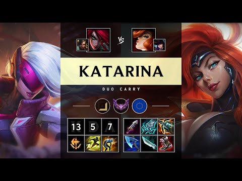 Katarina Carry vs Miss Fortune - EUW Master Patch 25.16