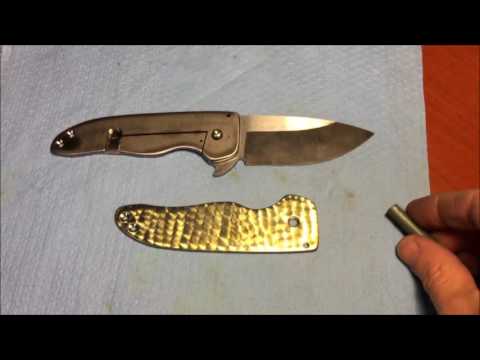 RichMade Knives First Class Build Update - Engine Turned Handles