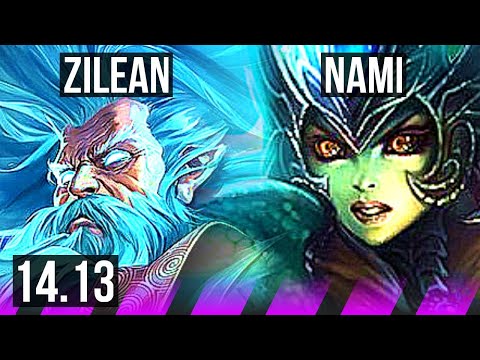 ZILEAN & Lucian vs NAMI & Caitlyn (SUP) | Rank 5 Zilean, 1/0/7 | EUNE Challenger | 14.13