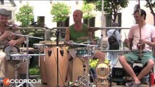 Lorenzo Gasperoni, Gilson Silveira & Vina Lacerda: percussioni dal mondo