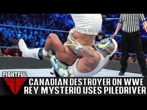Fightful Reacts: Rey Mysterio Does Canadian Destroyer on WWE TV
