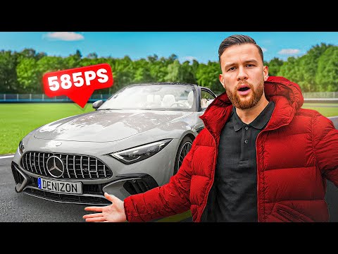 Ich fahre das Auto eines Zuschauers..