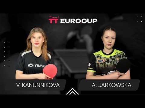 11:10 Vasylysa Kanunnikova -  Aleksandra Jarkowska 10.08.2024 TT Euro.Cup WomenUkraine Star. TABLE 3