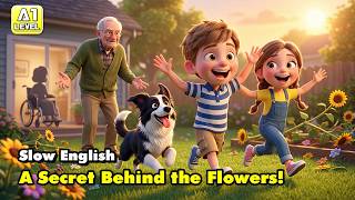 What’s Hidden in the Sunflower Garden? | Slow English Listening for Beginners (A1 - A2)