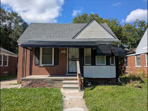 8625 Artesian St is a 3-bedroom brick bungalow for rent in Detroit's Warrendale neighborhood for $1,150/month — Section 8 and Housing Choice Vouchers welcome, minutes from Cody High School in 48228. property video