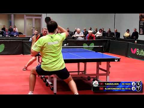 MERZLIKIN - ARTEMENKO #RUSSIAN #Championships #tabletennis #настольныйтеннис