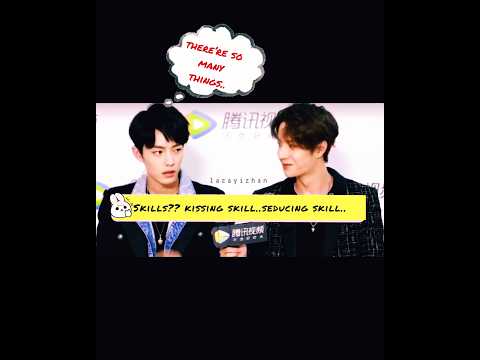 🤭 what exactly have you two learning in private??? #yizhan #bjyx #secret