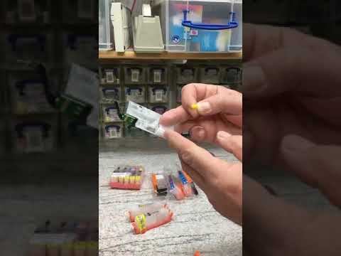 Video thumbnail: Filling PGI-570 & CLI-571 Refillable Cartridges with Edible ink