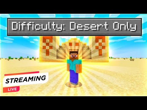 Ghost_og - Minecraft Desert only biome challenge!!! #livestream