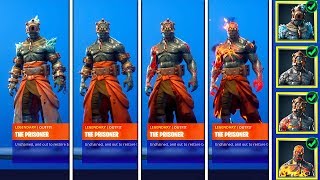 How Do You Get Stage 4 Of The Fire King In Fortnite ฟร ว ด โอ - how to unlock the fire king skin fortnite prisoner guide all stages