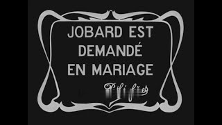 Жобару освідчуються в коханні / Jobard est demandé en mariage (Emile Cohl, 1911)