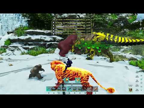 Solo Alpha Megapithecus | ARK: Survival Ascended official PvE Xbox