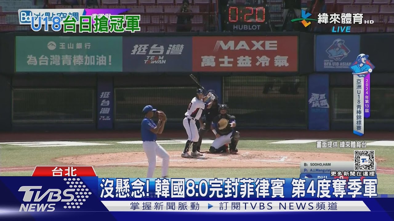 沒懸念!韓國8:0完封菲律賓第4度奪季軍