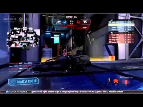 CoD Championships "Team Kaliber vs Epsilon!" Game 1 - (Call of duty AW)