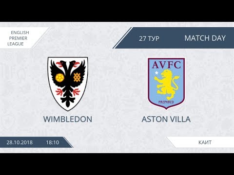 AFL18. England. Premier League. Day 27. Wimbledon - Aston Villa