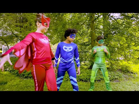 Maschere PJ nella vita reale! | Supercharged | Maschere PJ Italian