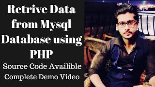 How to fetch\show data from MySql database into HTML table using PHP |2020| Display data on website
