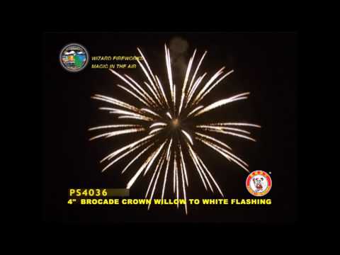 SD100BC05 - 4 INCH SHELL - WIZARD FIREWORKS - PS4036