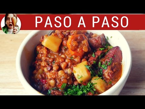 CÓMO HACER GUISO DE LENTEJAS (CON CARNE)