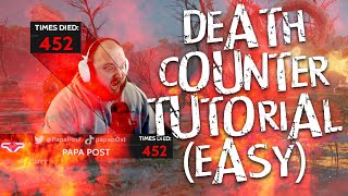 How to set up a Death Counter (Tutorial)