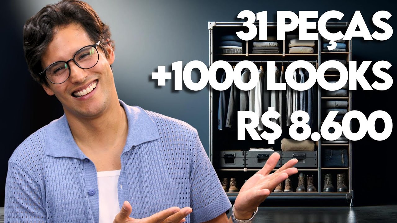 Montando um ARMÁRIO CÁPSULA completo do ZERO | Moda Masculina