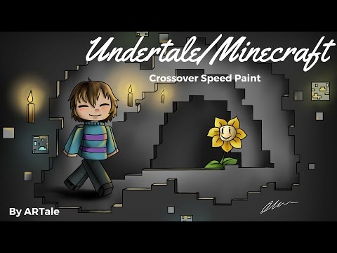 Undertale/Minecraft Crossover Speedpaint [CLIP STUDIO PAINT]
