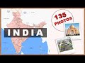 Map of India - States, Union Territories, Capitals and Largest Cities - Bharat Map (with Photos)
