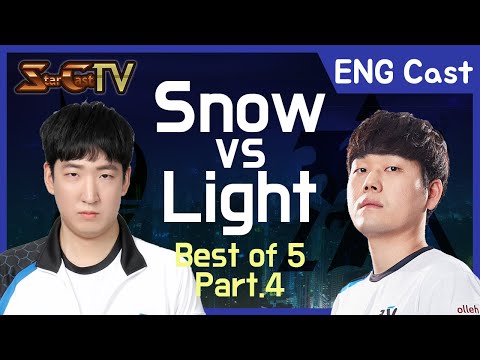 [ENG] Snow vs Light (Bo5, Part.4) - Starcraft Remastered (StarCastTV English)