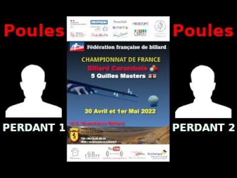 Finale 5 Quilles Masters 2022 - Billard 01 - Poule C