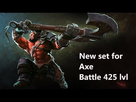 New set for Axe dota 2 Compendium 2019 425 lvl, looks jungle maugli