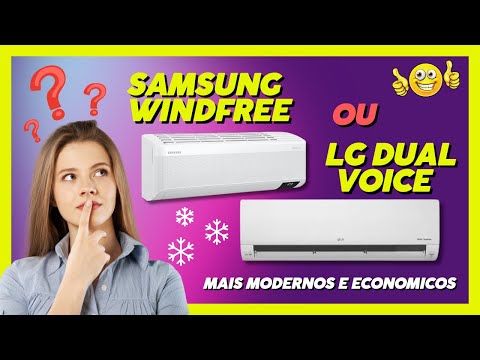 Ar Condicionado Samsung WindFree  9000 ou Lg Dual Voice. Modernos e mais Econômicos do Mercado.