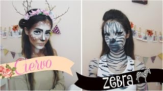 Disfraz para Halloween de: Ciervo y Zebra | Parte 3 | Celhelíz