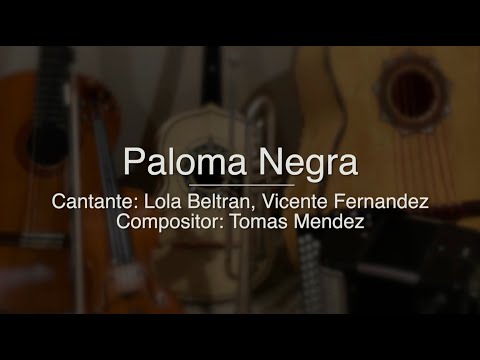 Paloma Negra - Puro Mariachi Karaoke - Lola Beltran, Vicente Fernandez