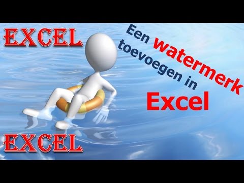 Excel – Een Watermerk Toevoegen in Excel – 4 manieren - ExcelXL.nl trainingen en workshops