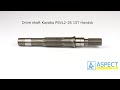 Видеообзор Вал гидронасоса Kayaba PSVL2-36 15T Handok