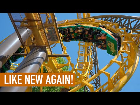 Loch Ness Monster is BACK and Better Than Ever! HUGE Ride Refurb Tour/Reaction Busch Gardens