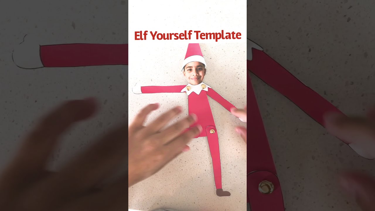 Printable Elf Yourself Template