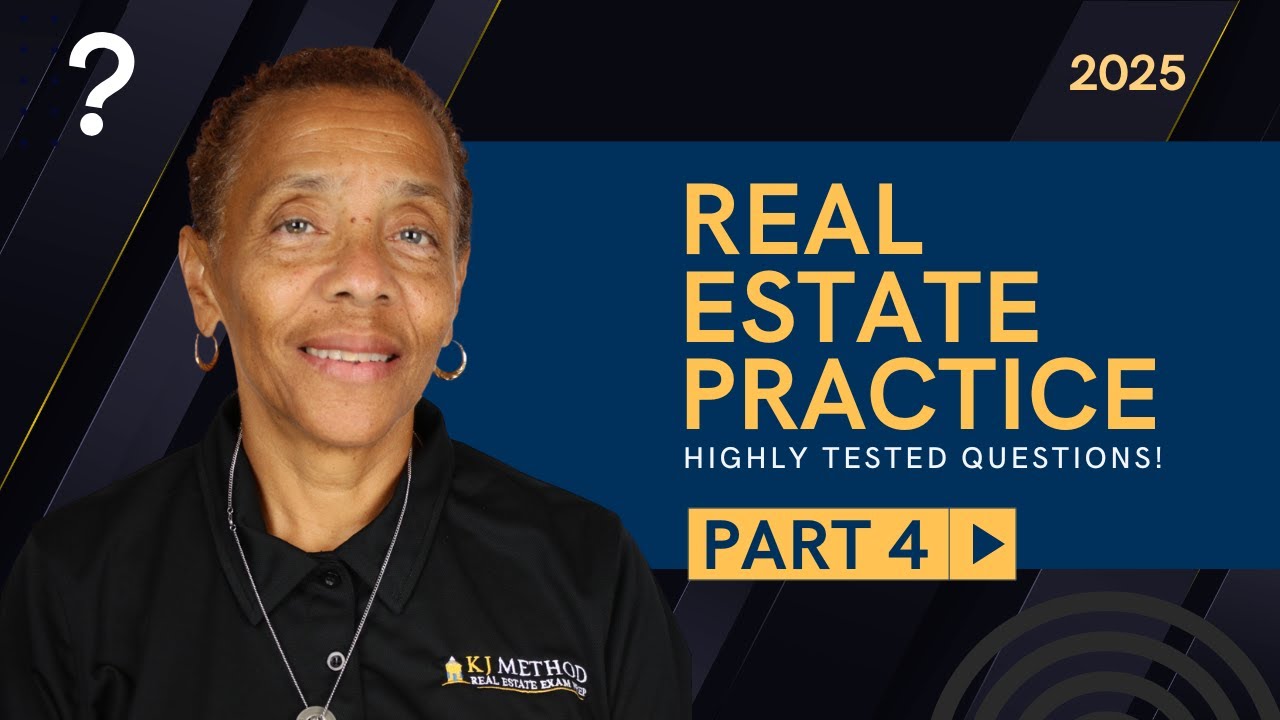💡 Real Estate Practice - Test Series Part 4 | Highly Tested Exam Questions