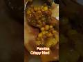 The Crunchiest Chickpea Curry Mukbang ASMR Flaky Parotas Streetfoodrecipes Shorts Youtubesearch