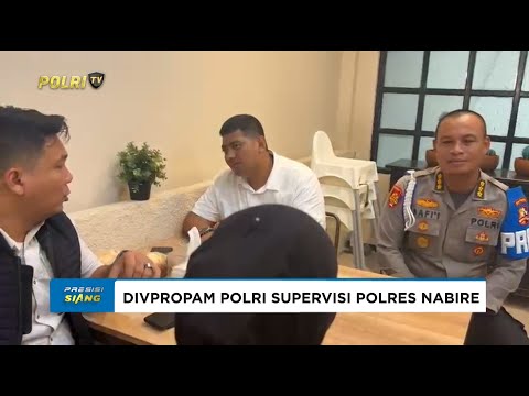 DIVPROPAM POLRI LAKSANAKAN SUPERVISI &amp; SOSIALISASI KEWILAYAHAN TAHUN 2025 DI POLDA PAPUA TENGAH