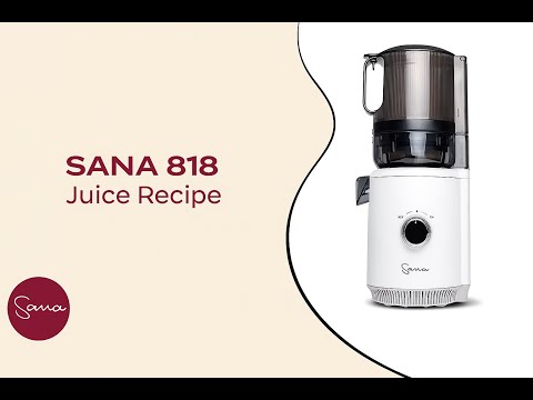 Carrot Apple Ginger Juice Recipe | Easy Juicing with Sana 818
